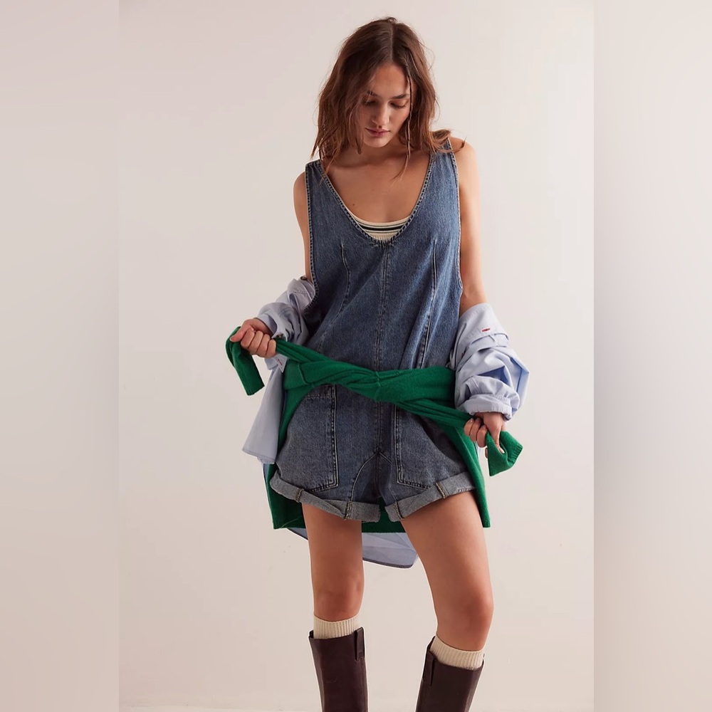 Free People We The Free High Roller Shortall Zaza